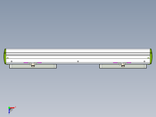 威洛博LC系列3d模型模组2LC14S2Y-S150俯视缩略图