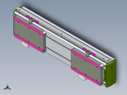 威洛博LC系列3d模型模组2LC14S2Y-S150正等轴测缩略图