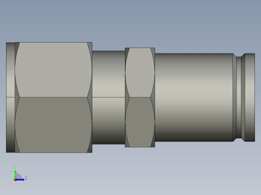 卡套式工业通用硬管接头16-12_trbu-s左视缩略图