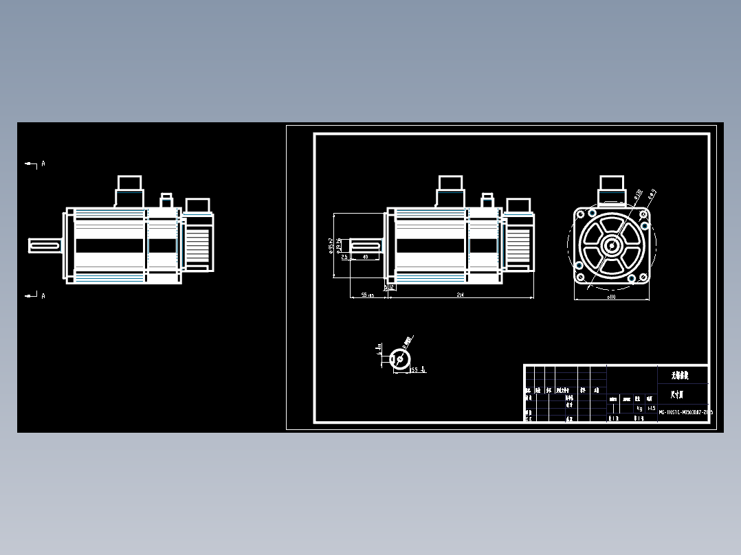 电机MS-110STE-M05030BZ-21P5（1034）