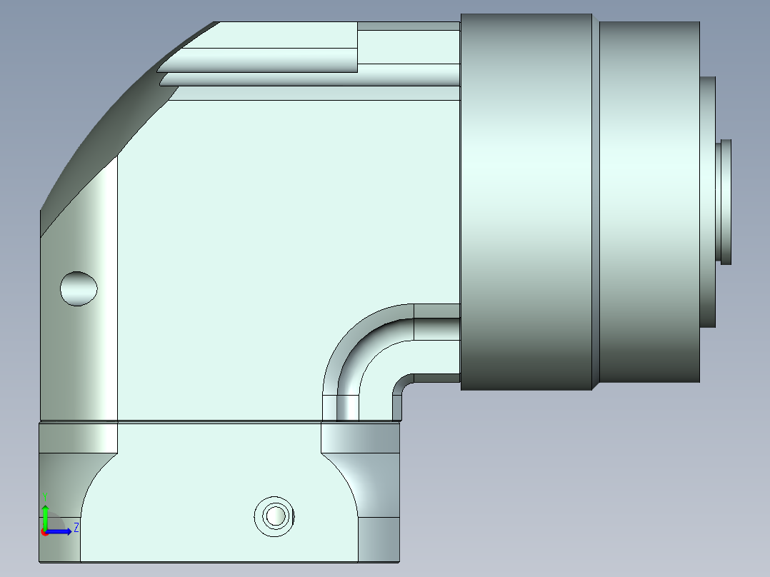 直齿孔ZPLE120-L1 19-70-90-M5左视图