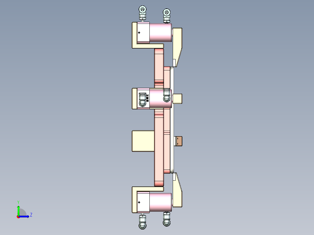 T305-CNC3笔记本CNC工装夹具三维模型-0806左视图