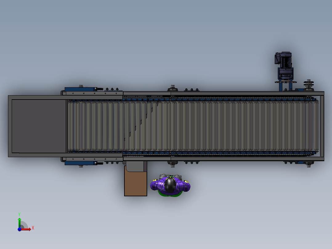 砂糖橘分拣流水线sw18前视图