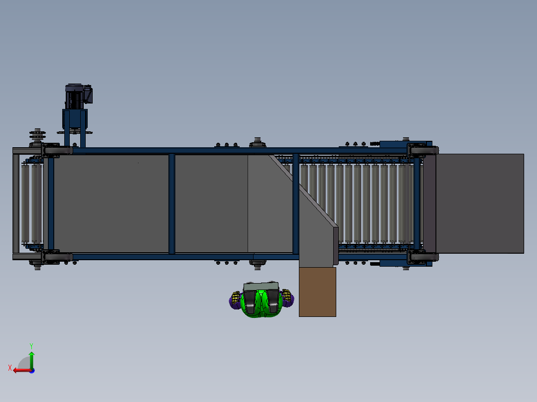 砂糖橘分拣流水线sw18后视图