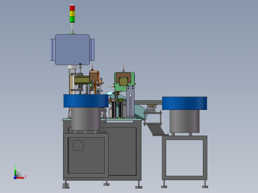 喷雾泵内活塞2件套组装机（sw17可编辑+工程图+bom）前视缩略图