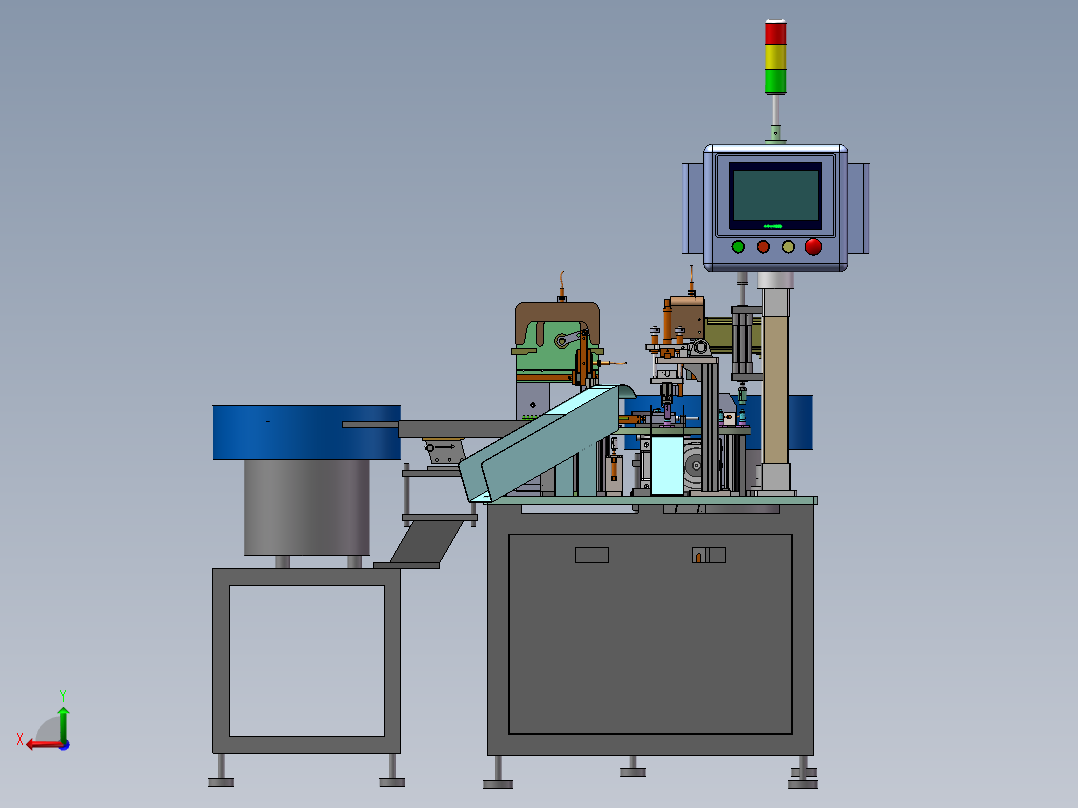 喷雾泵内活塞2件套组装机（sw17可编辑+工程图+bom）后视图