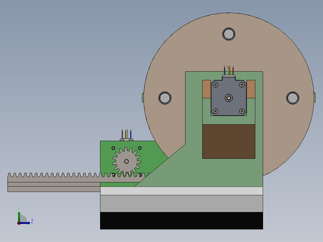 鸡蛋自动分配机sw19左视图