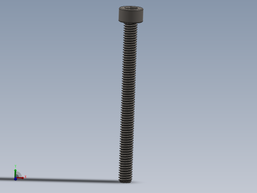 Screw_DIN_912_M2.5x30F_A2.SLDPRT公制内六角螺钉