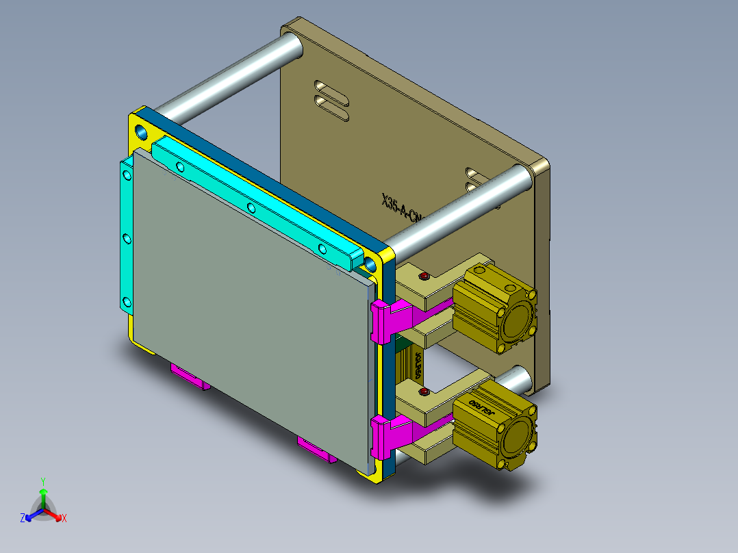 三轴不锈钢板材飞面开粗UG程序模型
