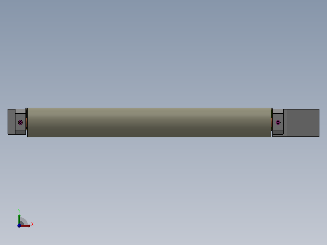 拉丝机 输送台前视图