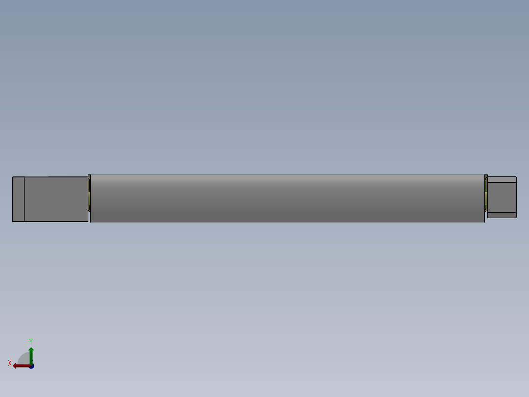 拉丝机 输送台后视图