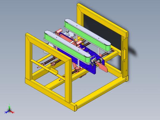 开箱机送料结构图