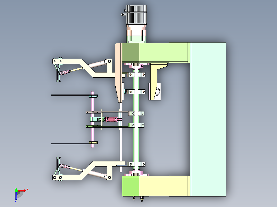 ADI-45仪表盘骨架自动抓取移栽机俯视图