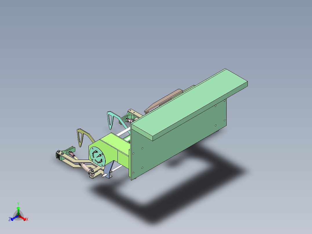 ADI-45仪表盘骨架自动抓取移栽机正等轴测图