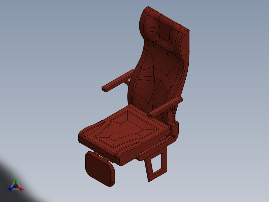 汽车座椅(10)主视图