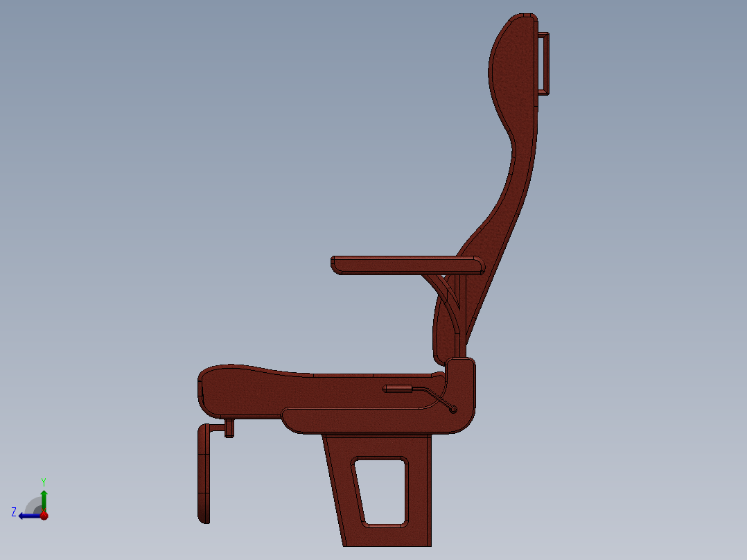 汽车座椅(10)右视图