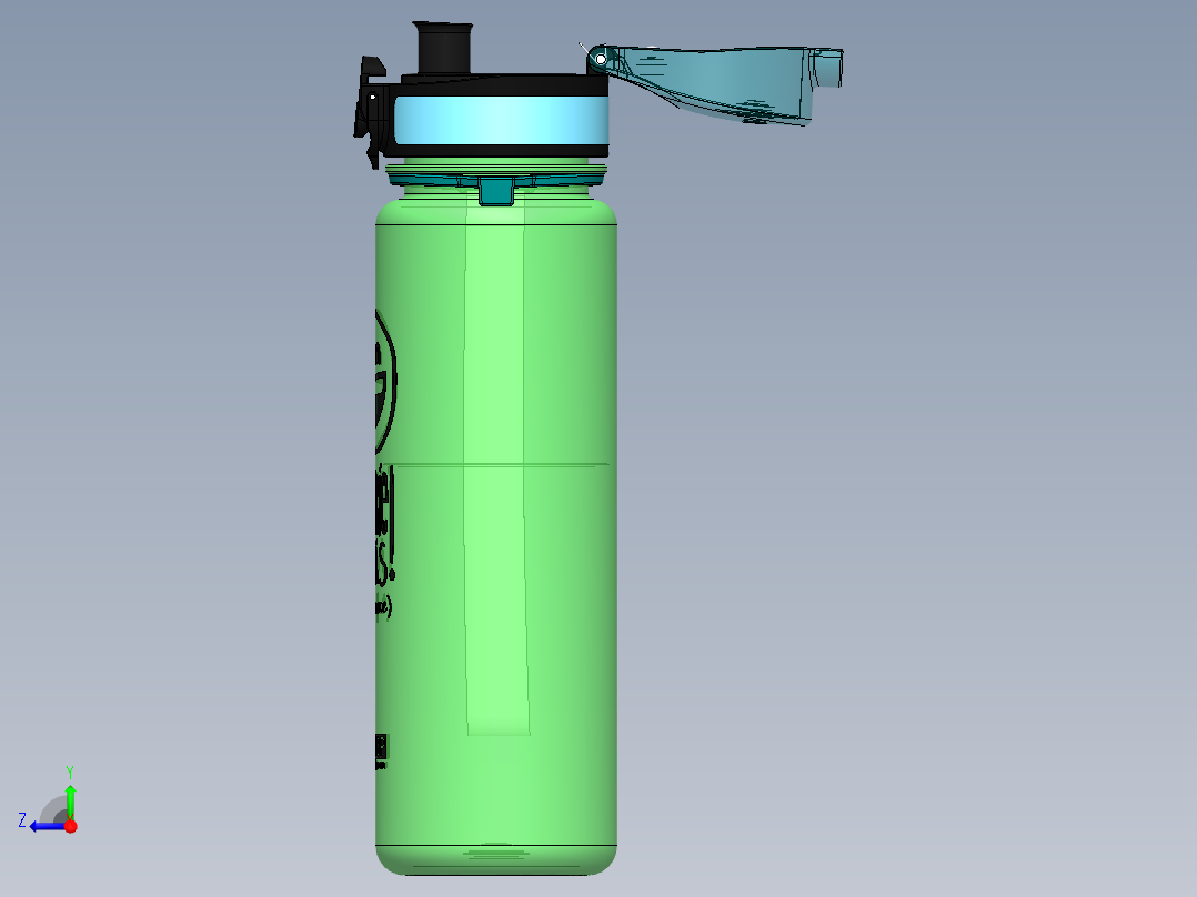 瓶子、罐子、桶(4)右视图