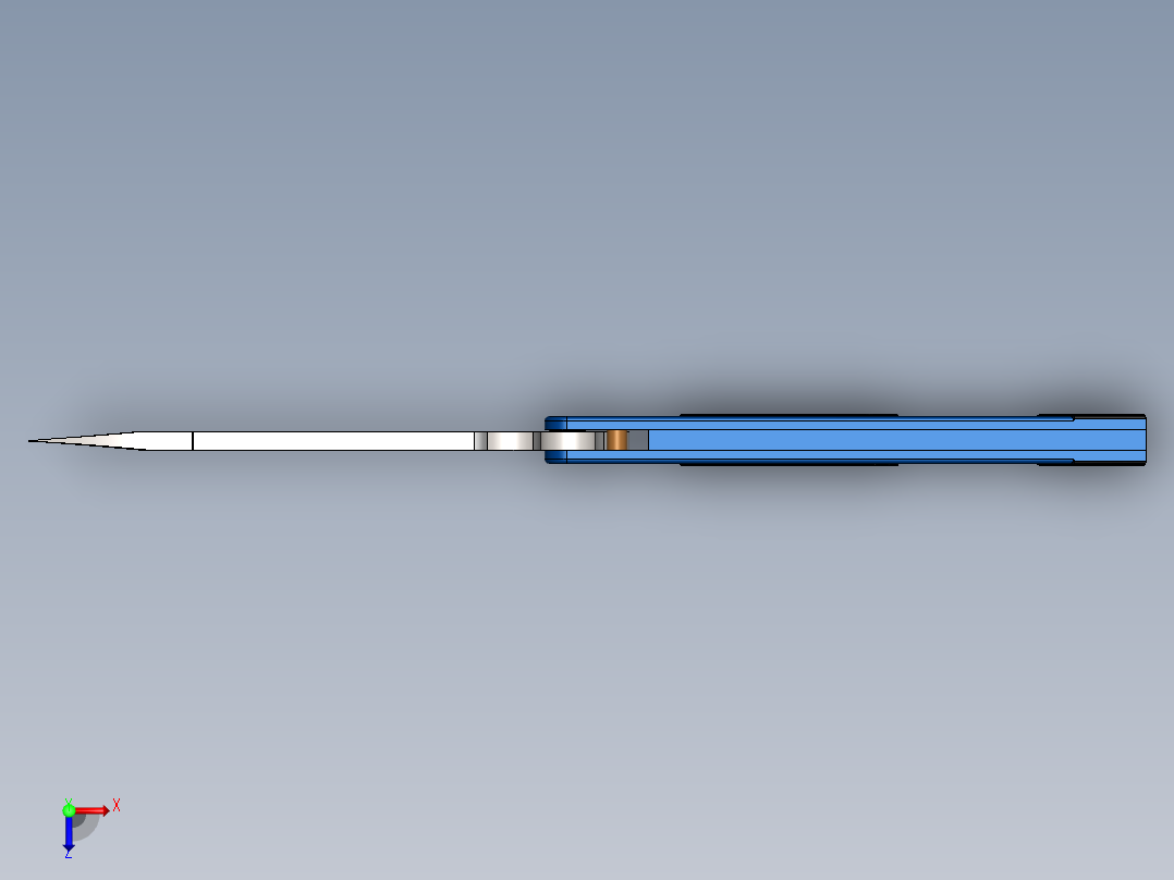 折叠刀、刀 (13)俯视图