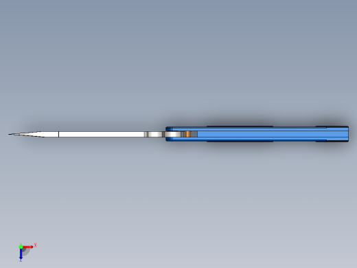 折叠刀、刀 (13)俯视缩略图