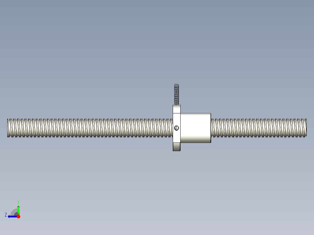 SFU滚珠丝杆右视图