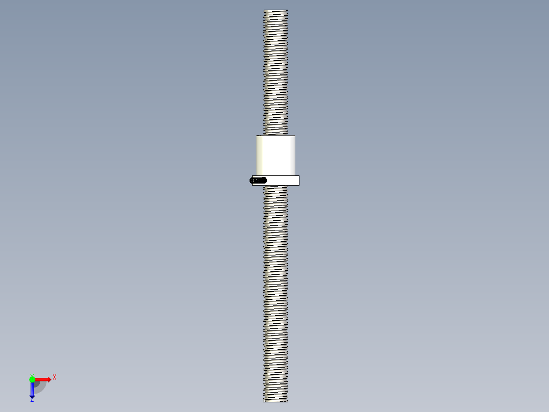 SFU滚珠丝杆俯视图
