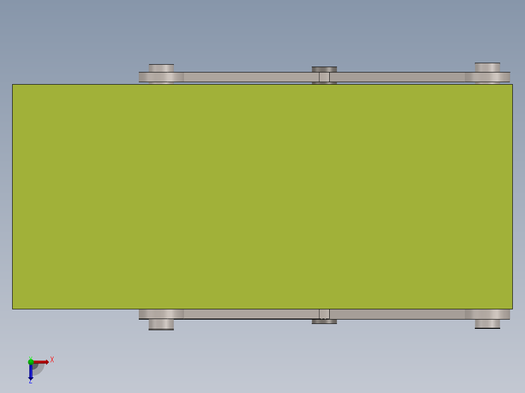 剪式升降台 (2)俯视图