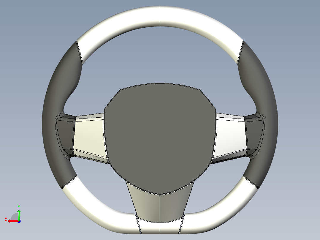 A2004947-兰博基尼Aventador方向盘后视图
