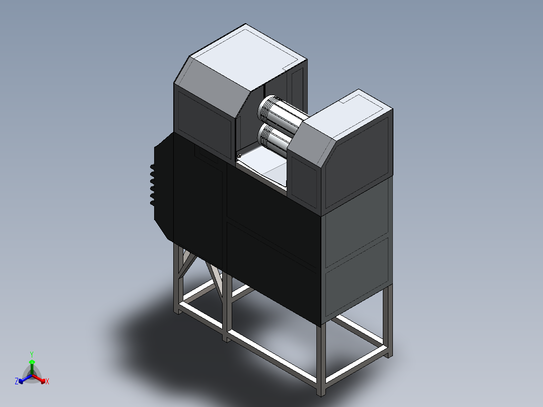 榨汁机(15)正等轴测图