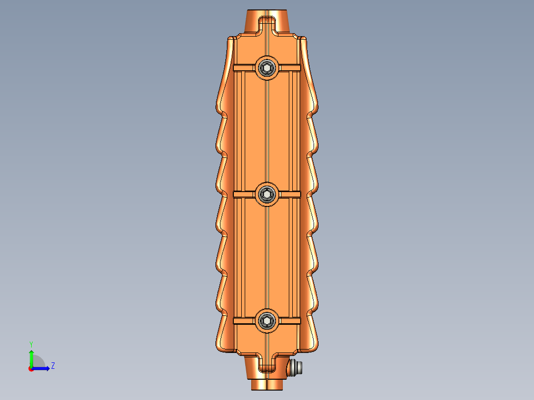 电缆盒（通信工程）左视图