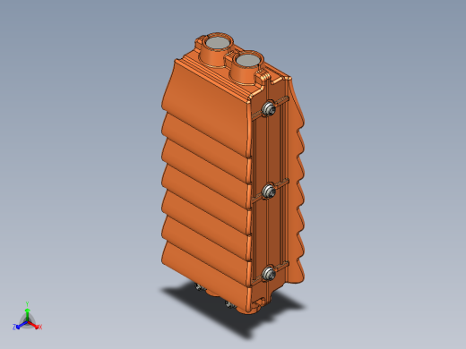 电缆盒（通信工程）正等轴测缩略图