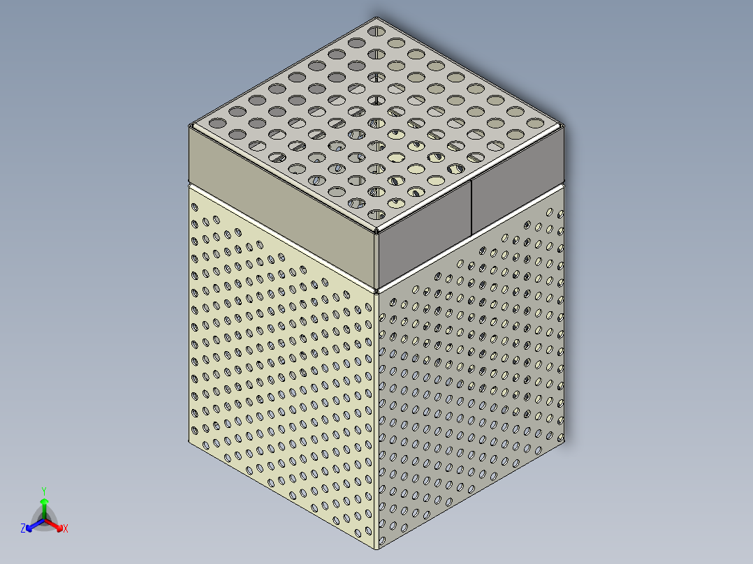 滤袋正等轴测图