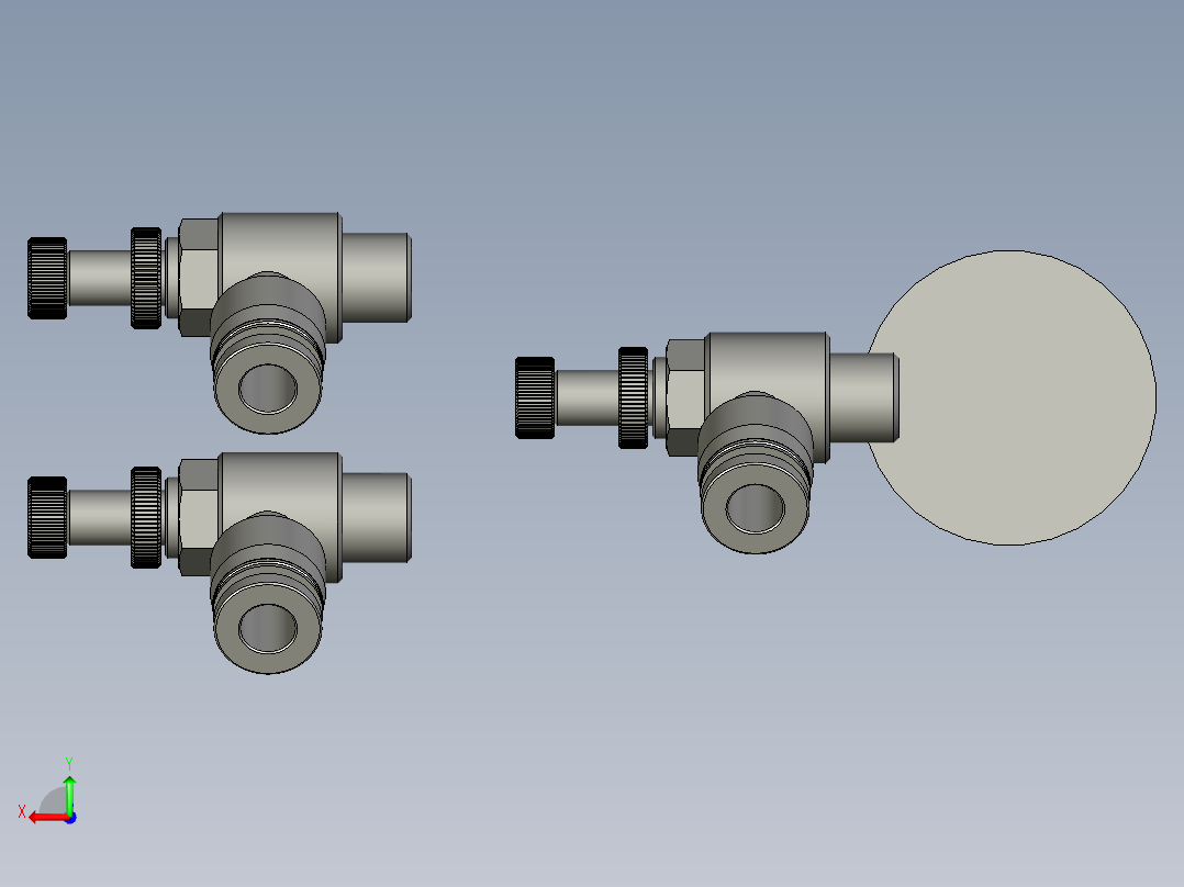 6气缸MRQBS32-75CB-A72H_0_0_SMC后视图