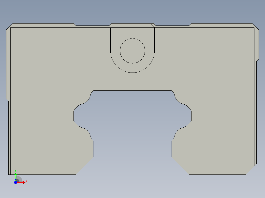 滑块HGL30CA前视图