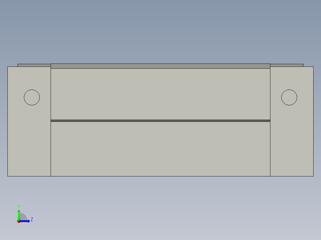 滑块HGL30CA左视图