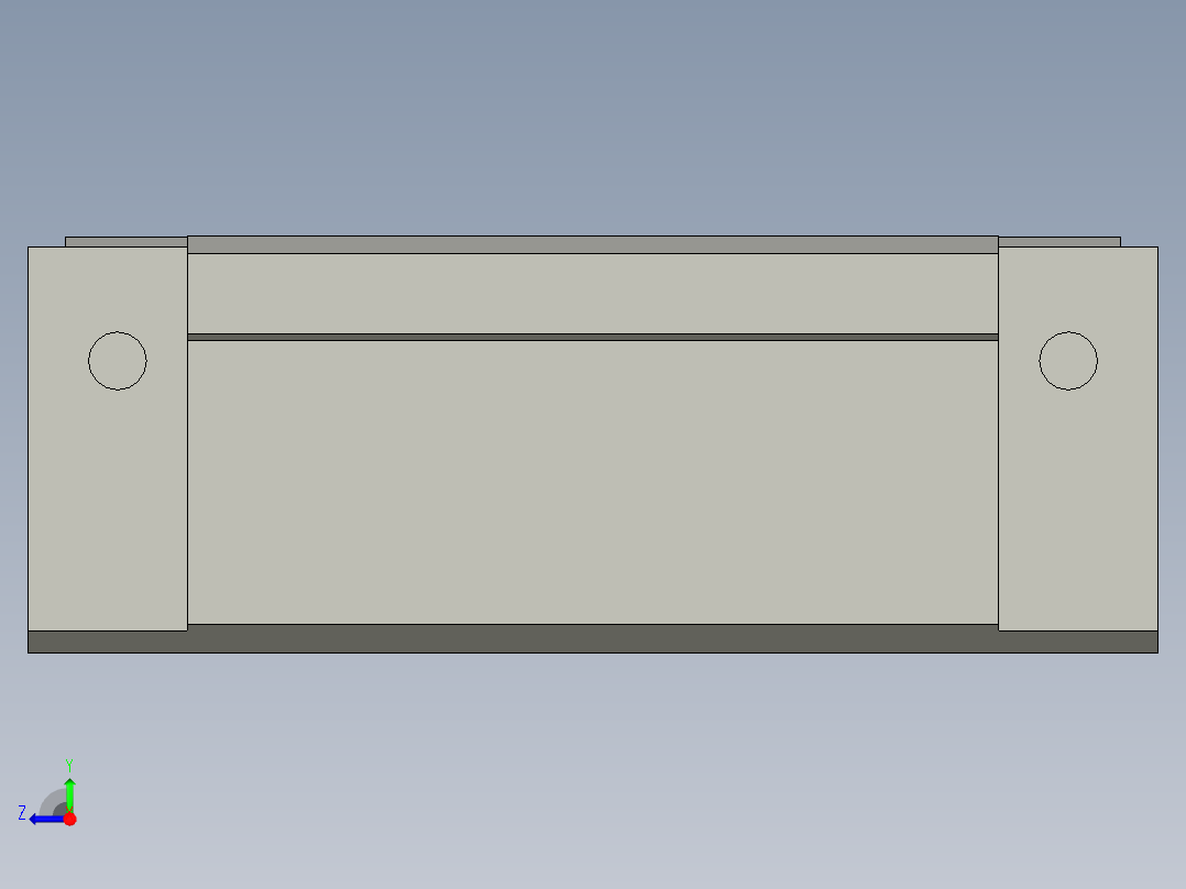 滑块HGL30CA右视图