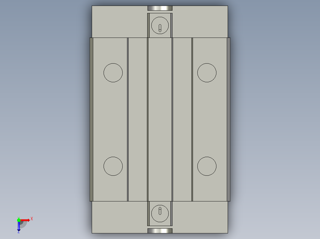 滑块HGL30CA俯视图