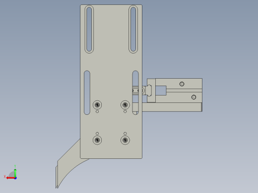 电容剪脚折弯滑道总成05-2后视缩略图