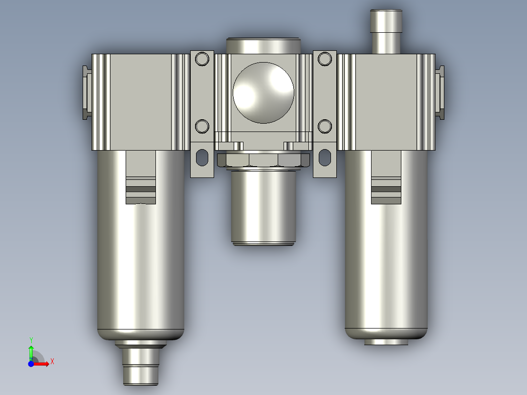 亚德客三联件GAC30008S前视图