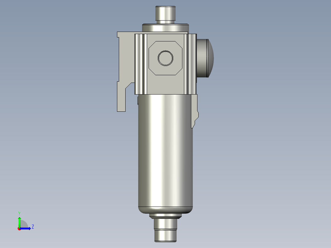 亚德客三联件GAC30008S左视图