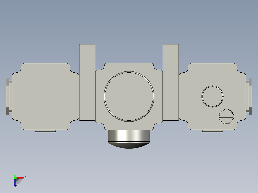 亚德客三联件GAC30008S俯视图
