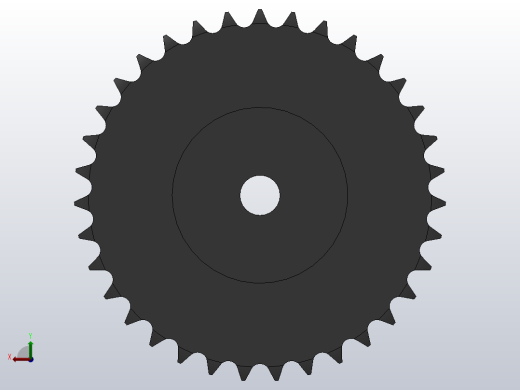 直孔链轮081型_35-081-1前视缩略图