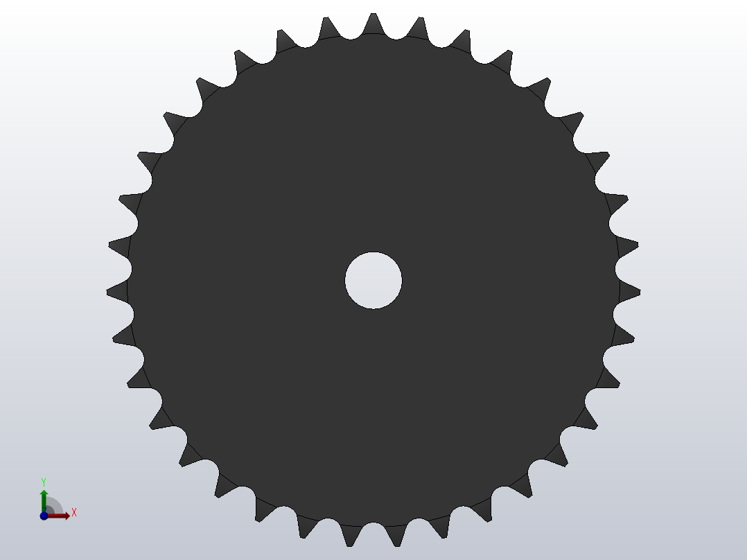 直孔链轮081型_35-081-1后视图