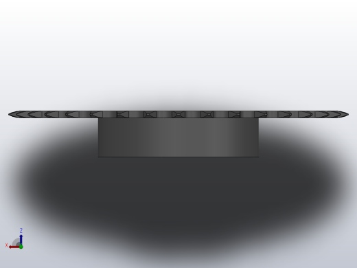 直孔链轮081型_35-081-1俯视缩略图