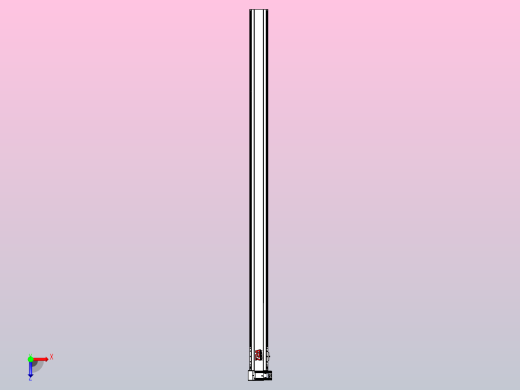 皮带直线轴半封闭可选导轨TPA-HNB-120D-110-L2150-LU-C-P40-N3俯视缩略图