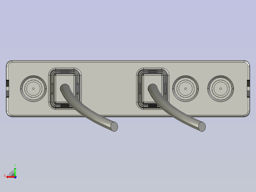 接收机Radiotel icom IP501M后视图