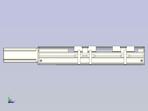NXA5丝杆滑台，线性模组 NXA5-100-BC左视缩略图