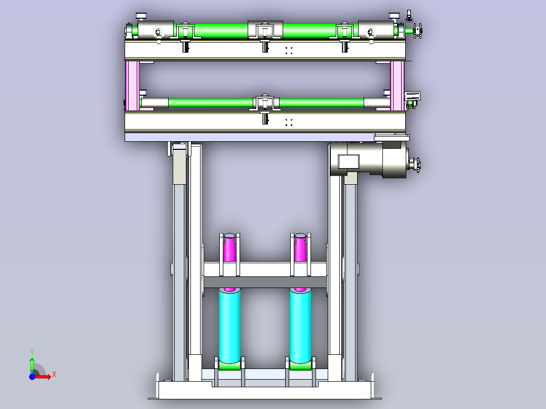 剪式升降机前视图