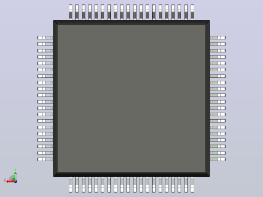 QFP 封装（四方扁平封装）QFP50P1460X1460X245-80N后视缩略图