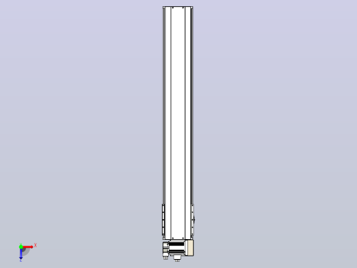 皮带直线轴半封闭可选导轨TPA-HNB-220D-176-L1300-RU-Y-P1K-N3俯视缩略图