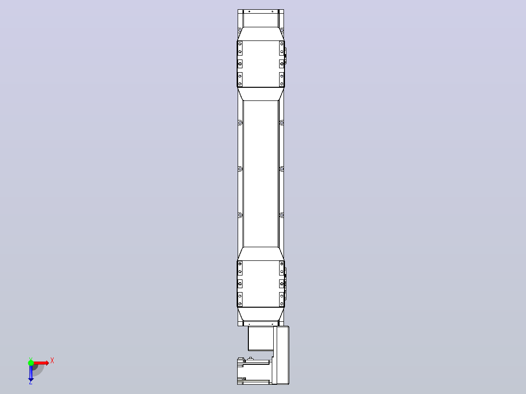 皮带直线轴双滑块型TPA-GCBS-150-P80-L225-QR-M75-N3俯视图